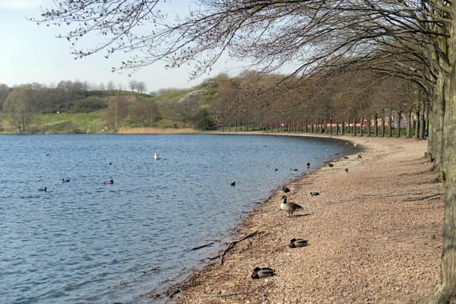 Lakeside Lake, Doncaster. Picture: NDFP-24-03-20 Parks Lakeside 1-NMSY