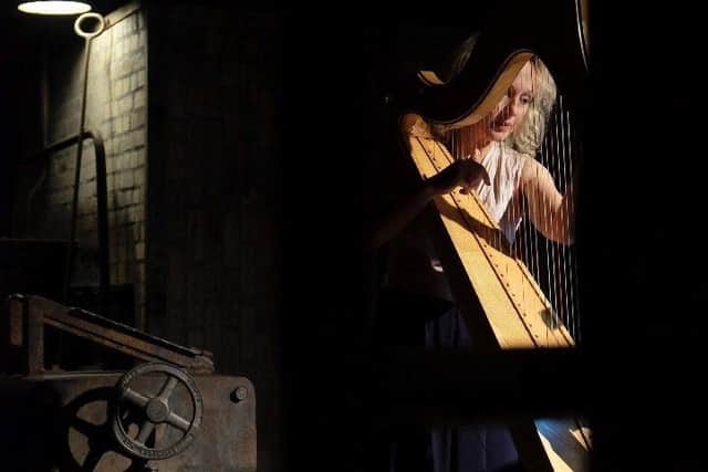Harpist Ruth Wall, who will perform as part of the festival in an event celebrating composer Graham Firkin 
