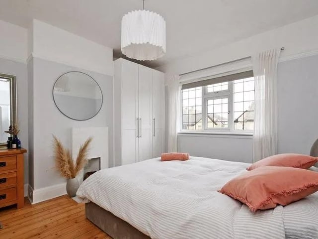 There are four bedrooms throughout this property.