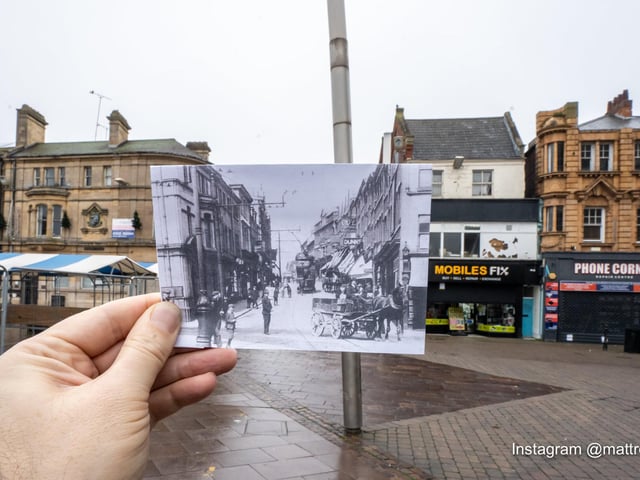 A real blast from the past with this picture - no cars in sight.