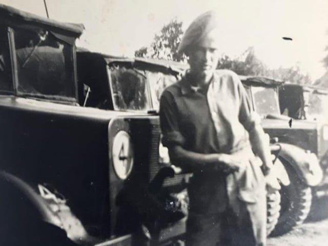 "From El Almein to final surrender in Germany, my father fought with the 8th Army."