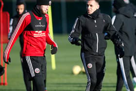 Oli McBurnie and Ravel Morrison during their time together at Sheffield United: Simon Bellis/Sportimage