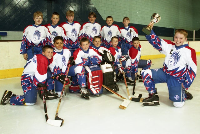 Champions! The Sunderland Cherokees ice hockey team pictured in 1996. Did you watch them?