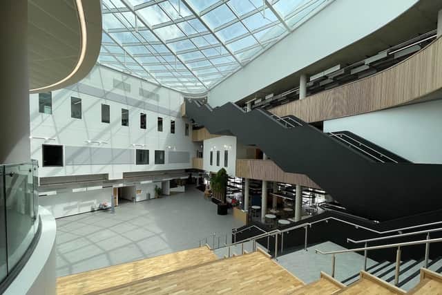 Staff at Sheffield University say a £65m new building with a huge glass roof is like a ‘greenhouse’ and a health and safety hazard in hot weather.