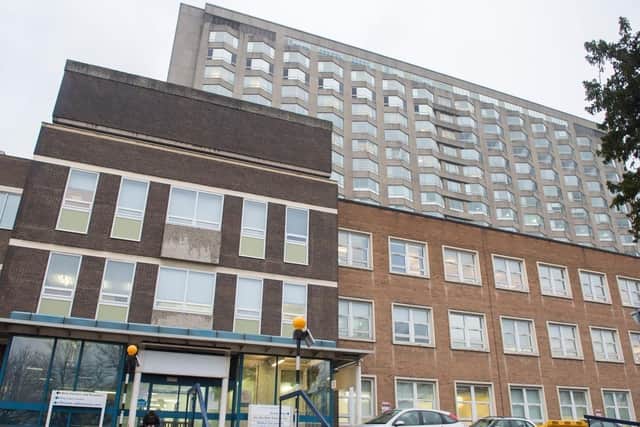 The Royal Hallamshire Hospital in Sheffield.