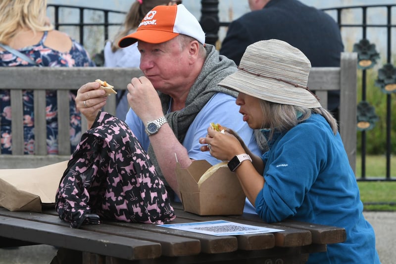 A full menu was on offer at Seaham Food Festival with more than 100 traders taking part.