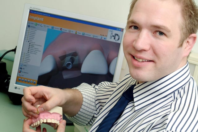Dentist Duncan Parks from Thackeray Dental Care, Rufford Avenue in 2009
