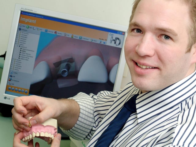 Dentist Duncan Parks from Thackeray Dental Care, Rufford Avenue in 2009