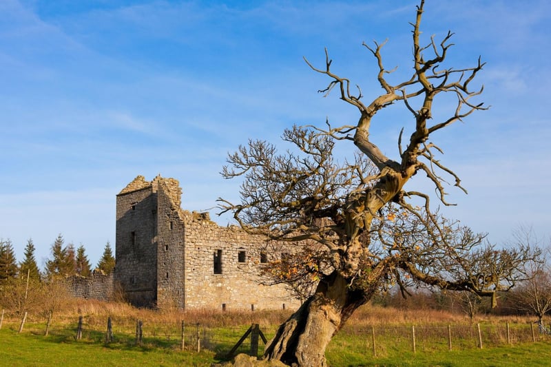 Torwood Castle is a short walk from the village of the same name and is currently in the process of being restored. While you are not allowed in without an invitation at the moment, the three-storey ruins are an impressive sight.