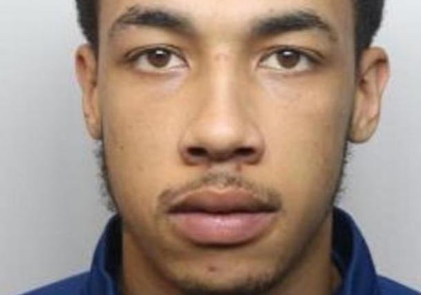 Pictured is drug-dealer Jervaise Bennett, aged 21, of no fixed abode, who was involved in a machete gang attack and has been sentenced to 12 years and six months of custody.