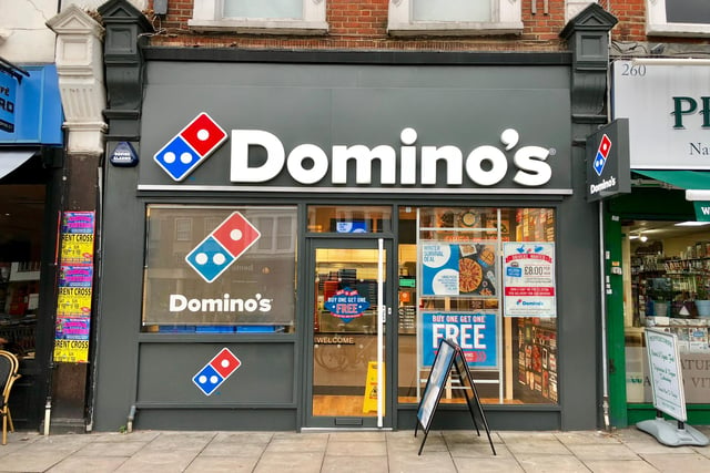 Pizza chain Domino’s gained a lot of business from Scots over the last 12 months, ranking in seventh for the highest overall spend.