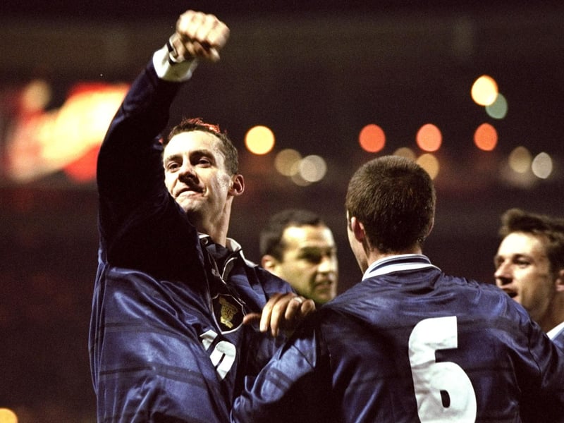 Scotland's last win in the fixture was this second-leg success in the Euro 2000 play-offs, courtesy of Don Hutchison's goal. England, however, had won the first leg 2-0, so they went through.