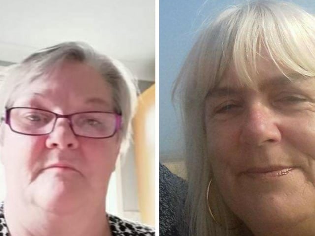 Christine Dunn, left, and Wendy Warren both work at Queen Alexandra Hospital and were nominated by Patsy Morgan.