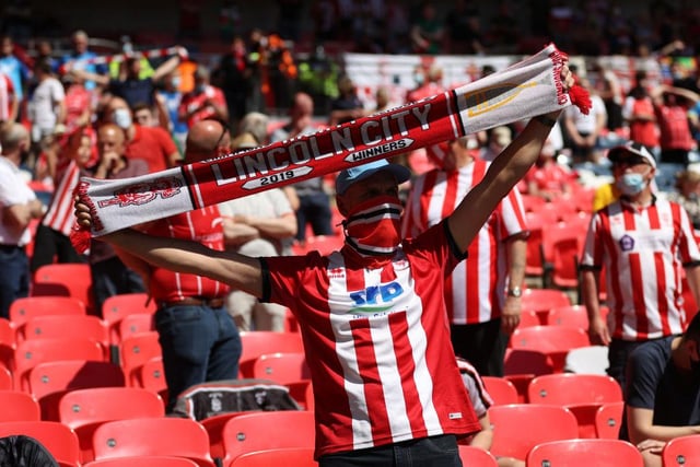 The Imps narrowly missed out on promotion to the Championship last season losing to Blackpool in the play-off final. Michael Appleton's side are into their third season at League One level after an historic promotion in 2019. (Photo by Catherine Ivill/Getty Images)