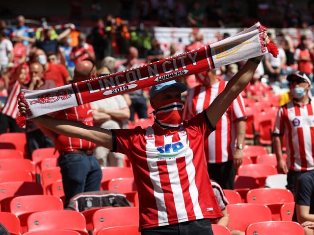 The Imps narrowly missed out on promotion to the Championship last season losing to Blackpool in the play-off final. Michael Appleton's side are into their third season at League One level after an historic promotion in 2019. (Photo by Catherine Ivill/Getty Images)