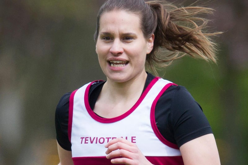 Kirsty Scott finished third in the older girls and women's race at Hawick's Wilton Lodge Park on Saturday