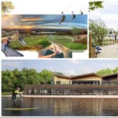 Pictures show how the revamped Rother Valley Country Park is set to appear after work on the attraction using levelling up money is completed