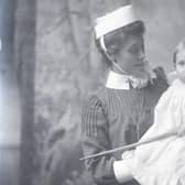 A woman and child from the Bagshaw Collection held by Heritage Doncaster