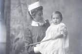A woman and child from the Bagshaw Collection held by Heritage Doncaster