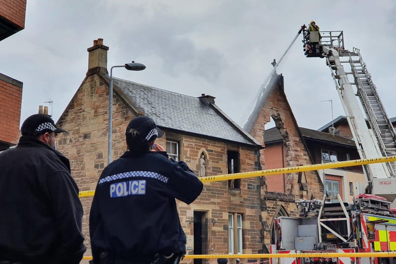 Police Scotland has said the investigation is ongoing to determine the cause of the fire.