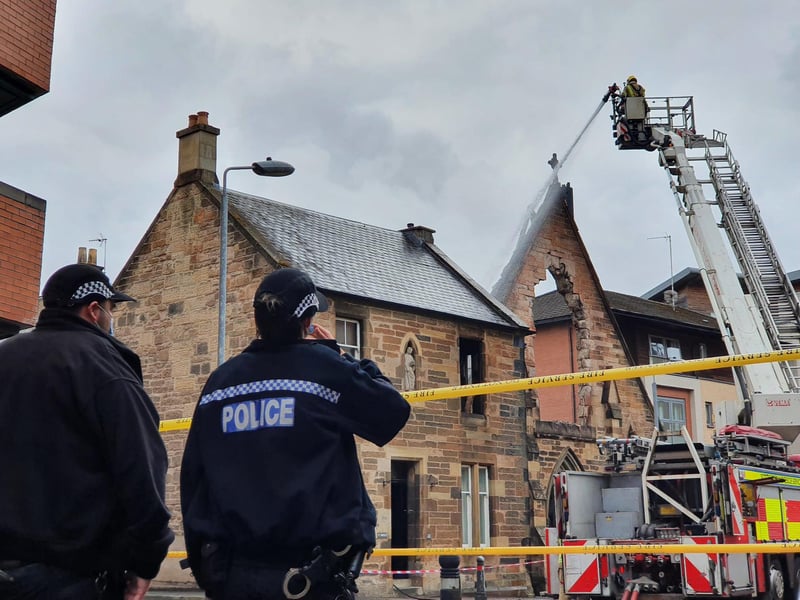 Police Scotland has said the investigation is ongoing to determine the cause of the fire.