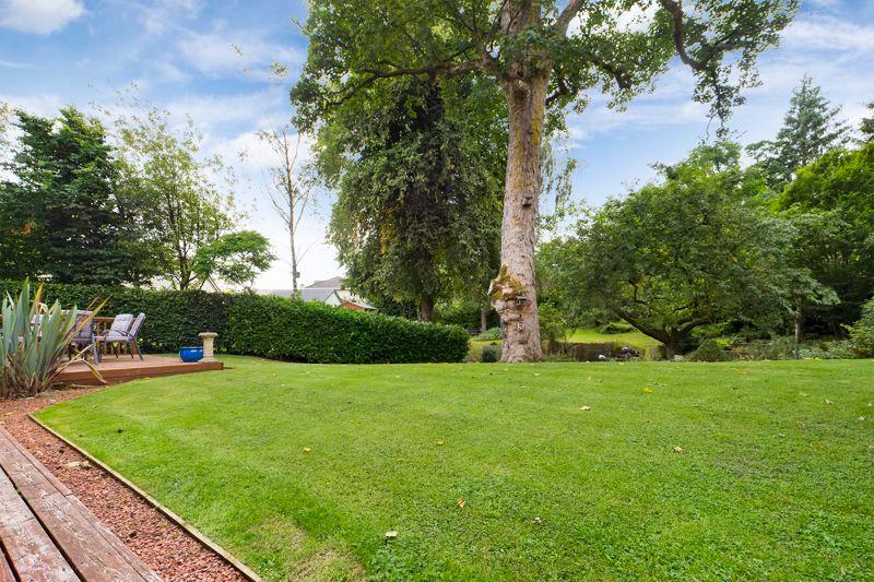 This detached home in Carnwath has its own stream at the bottom of the garden.