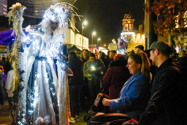 Happy faces, magic and sparkle at the Sunderland Christmas switch-on 2021.