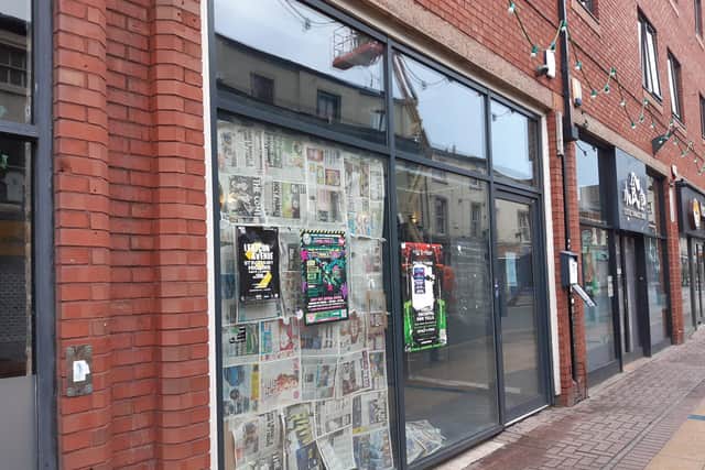 An application for a drinks licence has been submitted for the building previous home to a Mind charity shop and a Wrapchic takeaway, and most recently the Duality bar, on Devonshire Street
