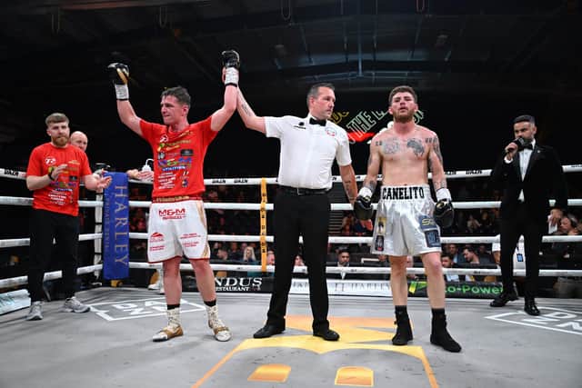 Victory for Reece Mould. Picture: GBM Sports/Conor McMain