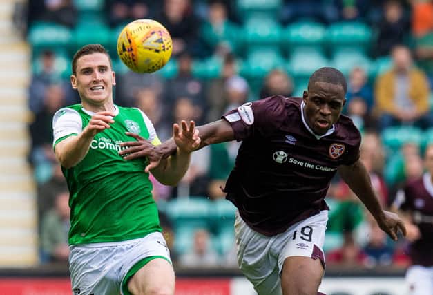 How will closed door games impact Hearts and Hibs' 'home advantage'. Picture: SNS
