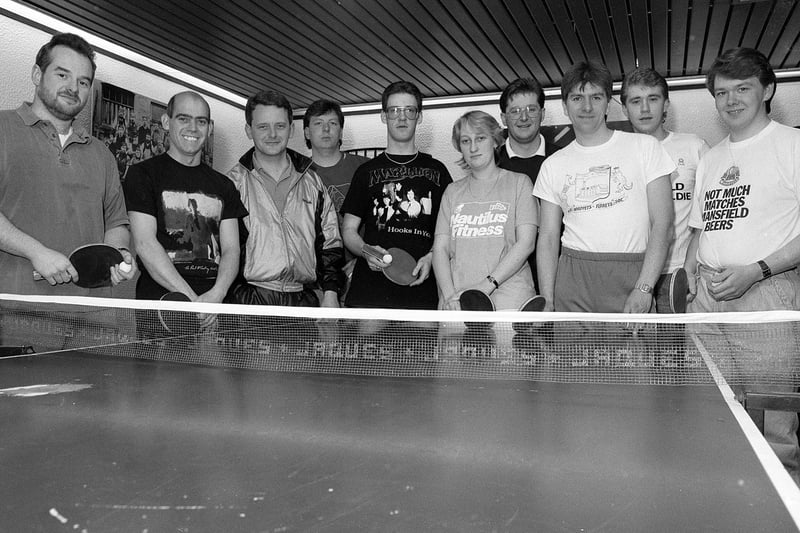 A table tennis marathon at Mansfield Brewery - did you take part in this?