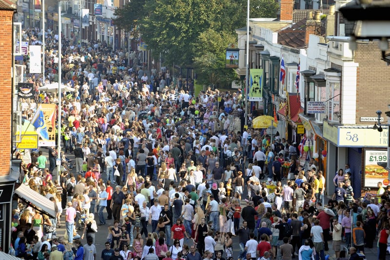 Thousands flock to Love Albert Road Day in 2008. PICTURE: ALLAN HUTCHINGS (083941-878)