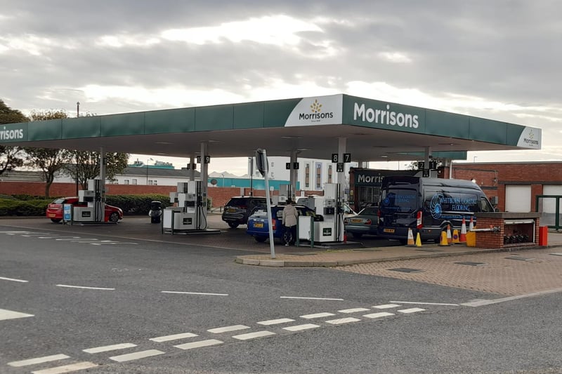There were no problems for motorists wanting to fill up at the supermarket's petrol station.