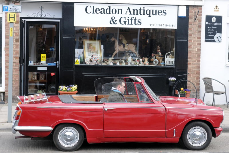 BBC Antiques Road Trip's Paul Laidlaw visits Cleadon Antiques in 2013.