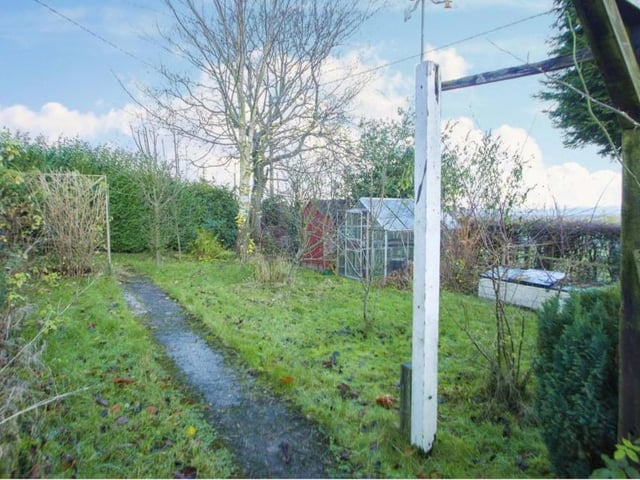 The first of three shots showing the back garden. It has a rustic feel to it, but is also versatile and could be put to many uses.