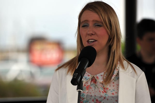 Becca Wilkie from Red Dreams is pictured singing at the Marina Festival in 2013. Were you there?