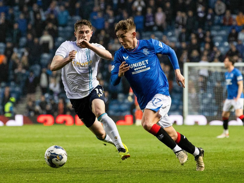 The Gers youngster made a positive impression on his debut against Dundee and was awarded with a new contract recently. Will hope for more first team minutes and will definitely be a Rangers player next season.