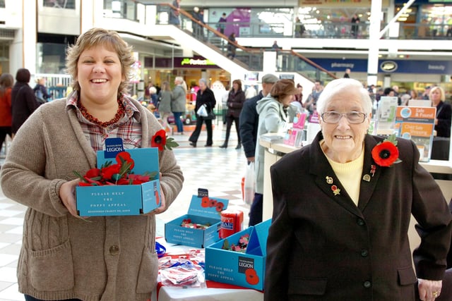 Outstanding. That's former Hartlepool poppy seller Doreen Mee (right) pictured with co-ordinator for the town, Sian Cameron in this scene from 2012 when Doreen return to help volunteer.