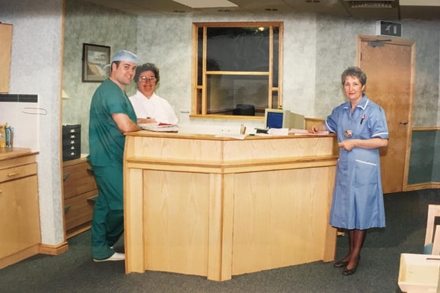 Staff on duty pictured in 1994. Do you recognise them?
