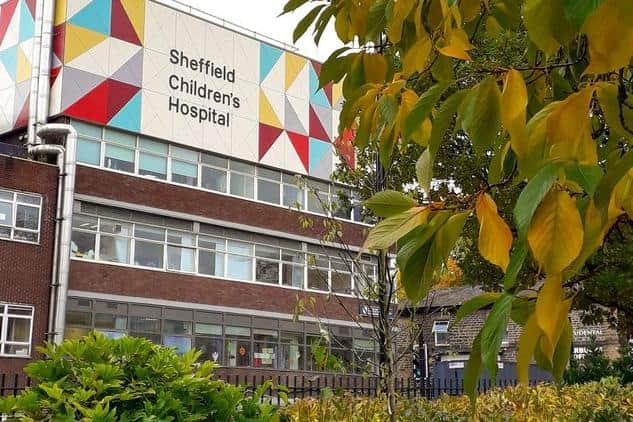 Pictured is Sheffield Children's Hospital on Clarkson Street, at Broomhall.