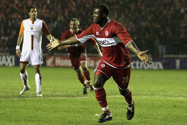 With Mark Viduka and Jimmy Floyd Hasselbaink already at the club in 2005, Boro's attacking firepower was bolstered further when Yakubu was signed for a then club-record fee. The Nigerian international netted 32 during his two years at the Riverside before moving to Everton for £11.25million.
