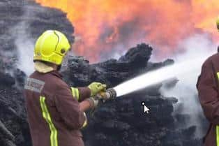 File photo. Firefighters are battling a blaze at an industrial unit in Hoyland, Barnsley