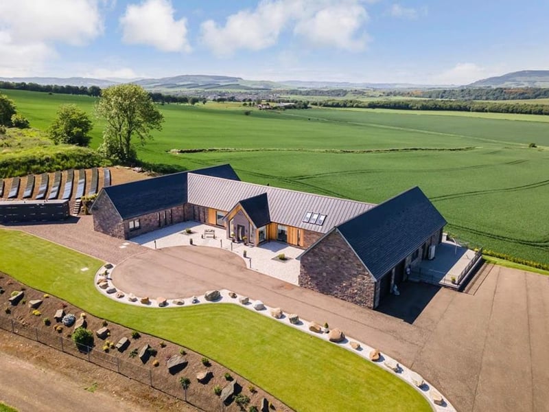 Aerial view of property.