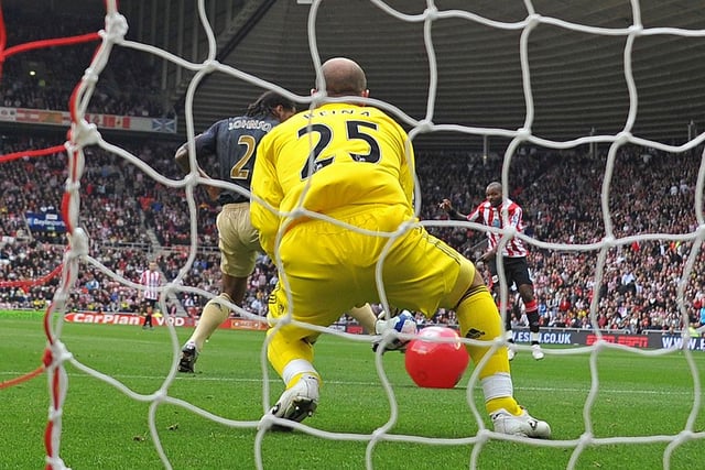 While this goal was far from the best scored, it is certainly one of the more memorable - as Bent't shot wrong-footed Pepe Reina via a bizarre beachball deflection. Total votes: 2%.