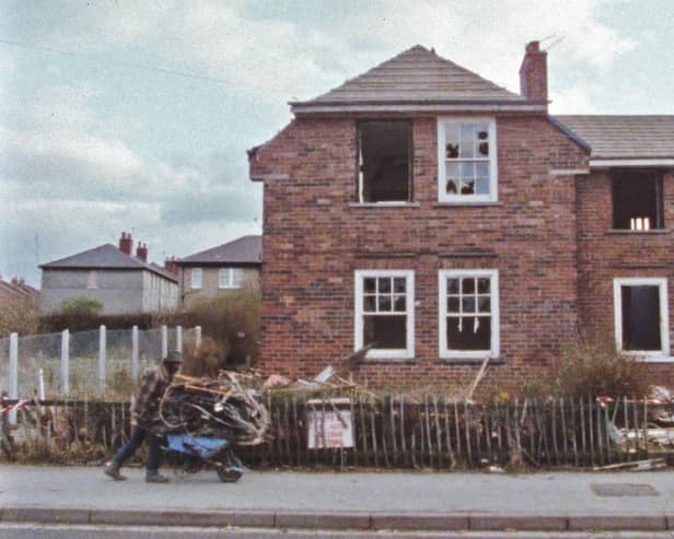 A still from the Yorkshire Television documentary series On The Manor, which was filmed in Sheffield and aired in 1987, showing the popular character Terry 'Troggy' Ashton. Photo courtesy of Yorkshire Film Archive.