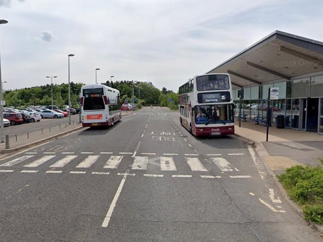 Extended bus lane operating hours on A71 heading towards Hermiston Park & Ride site