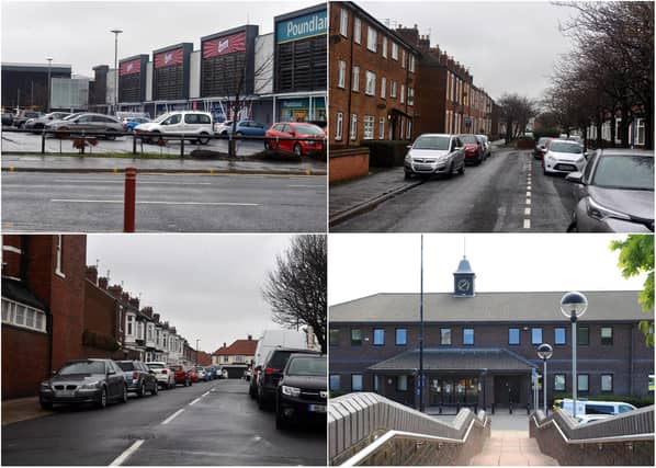New figures reveal the locations where most crime was reported to have taken place across the north of Sunderland in November 2020.