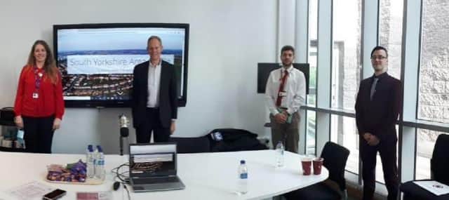 Matthew Rycroft during his visit to South Yorkshire