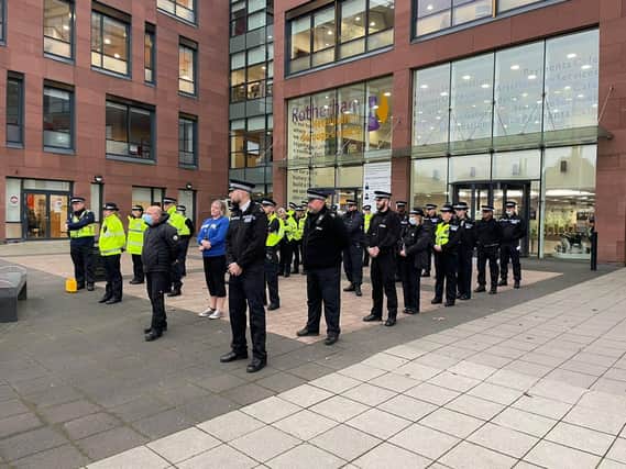 South Yorkshire Police carried out a day of action in Rotherham today (February 2) as part of Operation Duxford.
