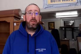 David Martin of Martin's Furniture Centres on Abbeydale Road, Sheffield says that Sheffield City Council Clean Air Zone charges will most likely force his shop to close with the loss of eight jobs